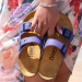 SANDALE FEMME VIOLET