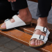 SANDALE HOMME BLANCH