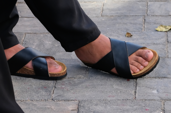 SANDALE HOMME NOIR X