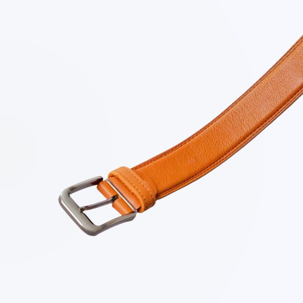 Ceinture en cuir . Camel