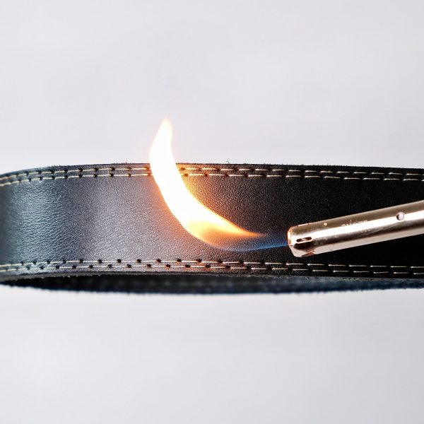 Ceinture en cuir . Noir – Image 2