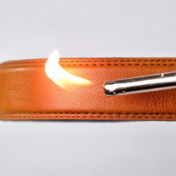 Ceinture en cuir . Camel – Image 3