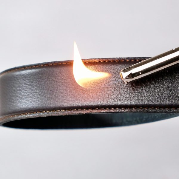 Ceinture en cuir . Marron – Image 2